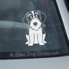 Cartoon German Wirehaired Pointer Sticker