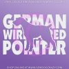 German Wirehaired Pointer Car Sticker