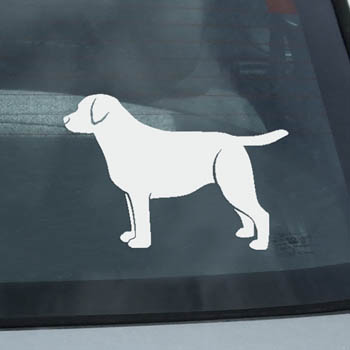 Labrador Car Window Sticker
