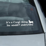 Funny Corgi Car Stickers