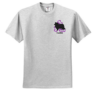 Embroidered Collie TShirt