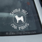 Shiba Inu Car Sticker