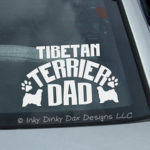 Tibetan Terrier Dad Decal