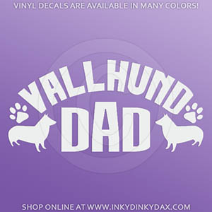 Swedish Vallhund Dad Sticker