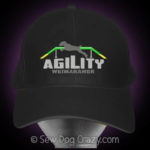 Embroidered Weimaraner Agility Hat