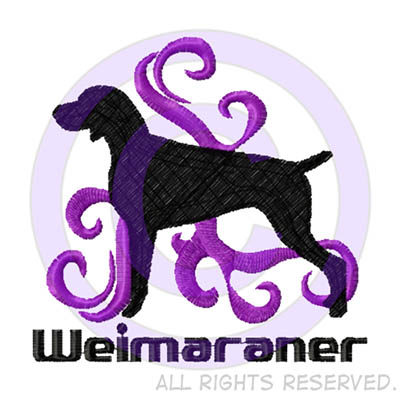 Cool Weimaraner Embroidery Gifts