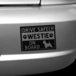 Westie On Board Car Stickers