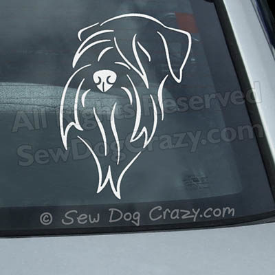 Soft Coated Wheaten Terrier Car Sticker