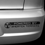 Powered by Wheaten Terriers Bumper Stickers