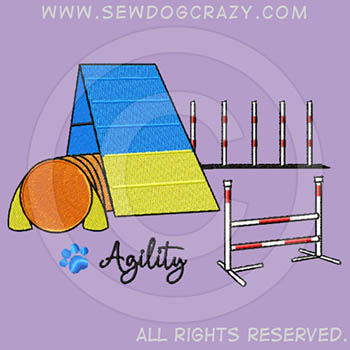 Embroidered Agility Equipment Shirts