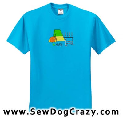 Embroidered Dog Agility Tshirt