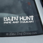 Barn Hunt car window stickers