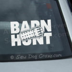 Barn Hunt Car Window Stickers