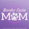 Border Collie Mom Car Sticker