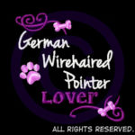 Rhinestones German Wirehaired Pointer Shirts