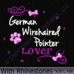 Embroidered German Wirehaired Pointer Apparel