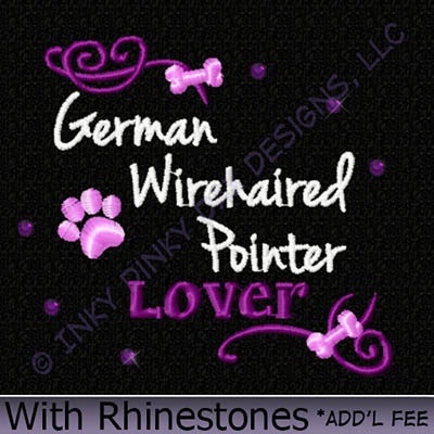 Embroidered German Wirehaired Pointer Apparel