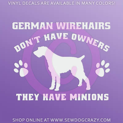 Funny Wirehaired Pointer Sticker