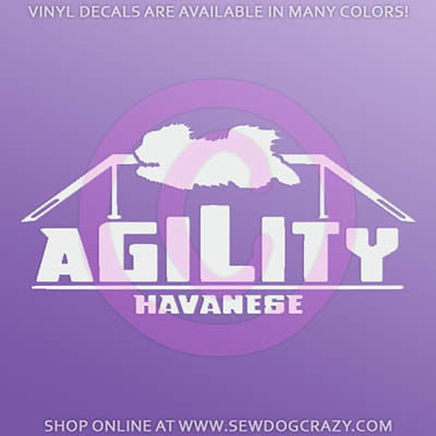 Havanese Agility Decals