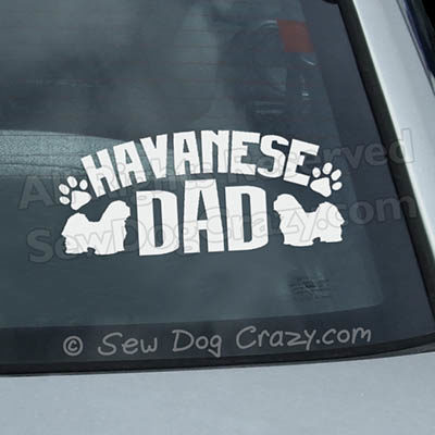 Havanese Dad Stickers