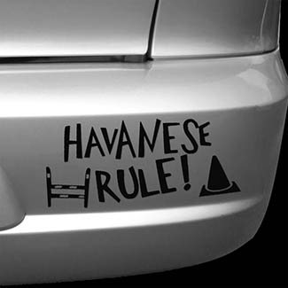 Havanese Rule Sticker