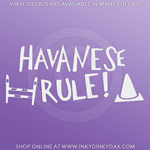 Havanese Rule Decal