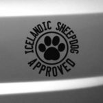 Icelandic Sheepdog Car Window Stickers