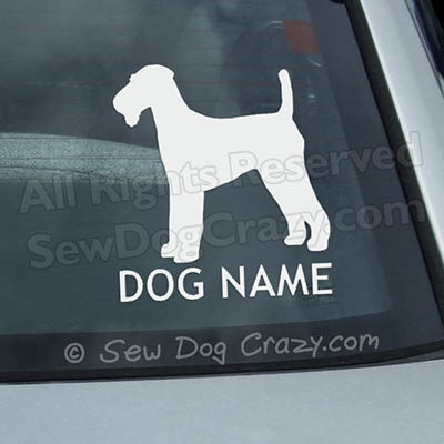 Airedale Terrier Window Sticker
