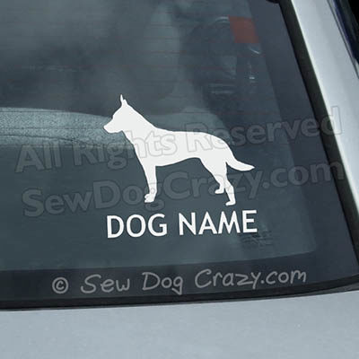 Custom Australian Cattle Dog Car Sticker