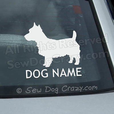 Custom Australian Terrier Car Sticker