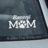 Basenji Mom Car Window Sticker