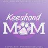 Keeshond Mom Car Sticker
