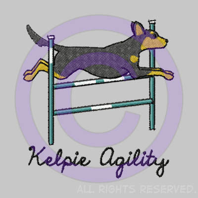 Cartoon Kelpie Agility Shirts