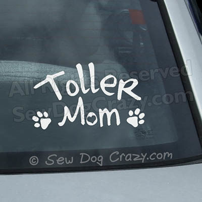 Toller Mom Car Window Decal