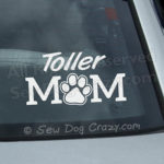 Toller Mom Car Window Sticker