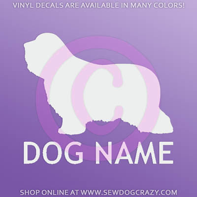 Bearded Collie Car Stickers