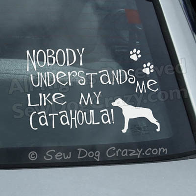 Funny Catahoula Car Sticker