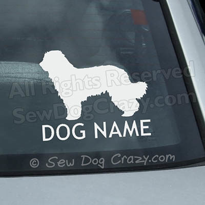 Personalized Pyrenean Shepherd Car Stickers