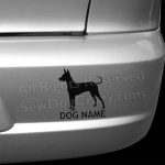 Personalized Xoloitzcuintli Car Sticker