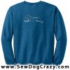 Embroidered Brittany Agility Dog Sweatshirt