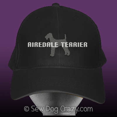 Embroidered Airedale Hat