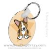 Sable Cardigan Welsh Corgi Keychain