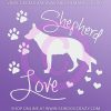 Love German Shepherd Car Window Stickers