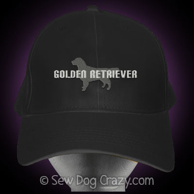Embroidered Golden Retriever Hat