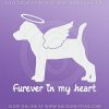 Angel Jack Russell Terrier Sticker
