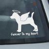 Angel Jack Russell Terrier Car Window Sticker