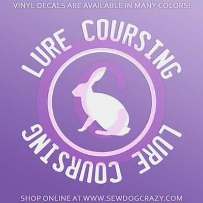 Lure Coursing Car Decal