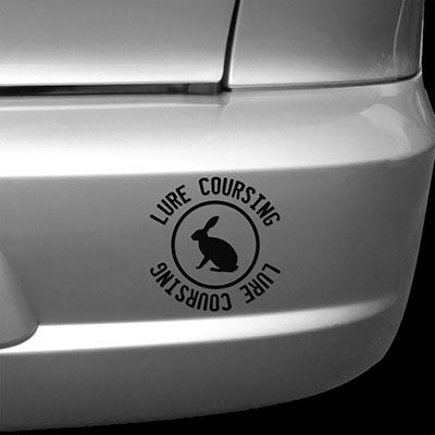 Lure Coursing Car Sticker