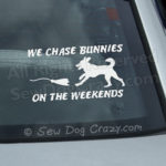 Funny Lure Coursing Car Window sticker