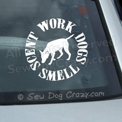 Nose Work Car Window Stickers